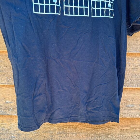 Fruit of the Loom Dad Guitar Tee Cords Black T-shirt Size XL - Picture 4 of 10